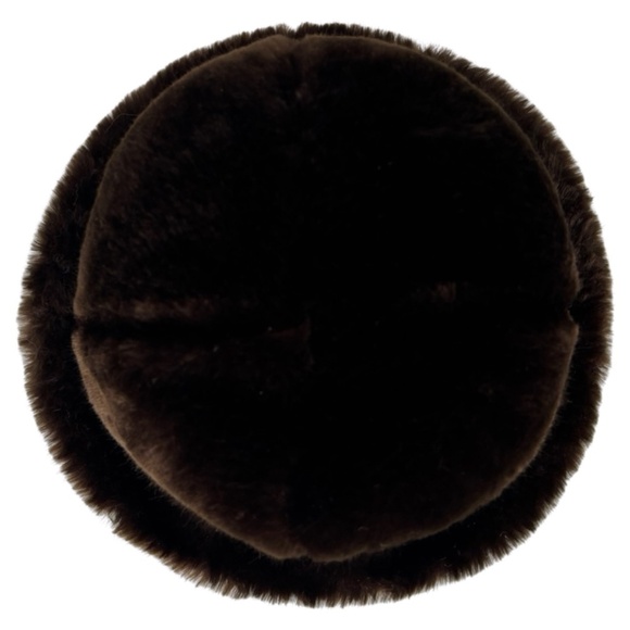 Vintage Faux Fur Bucket Hat - Brown - Made in England - Picture 3 of 6